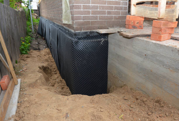 Crawl space vapor barrier installation in North Webster, IN